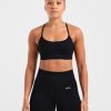 Empower Seamless Sports Bra - Black: The Ultimate Low-Impact Training Companion