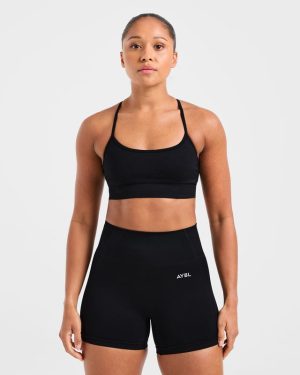 Empower Seamless Sports Bra - Black: The Ultimate Low-Impact Training Companion