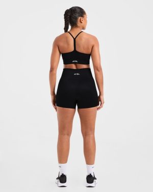 Empower Seamless Sports Bra - Black: The Ultimate Low-Impact Training Companion