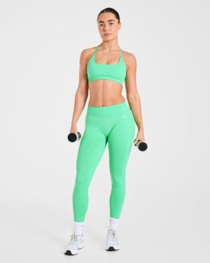 Enhance Seamless Leggings - Mint Green: The Ultimate Compression Fit