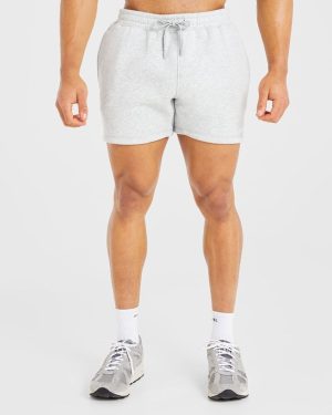 Essential 5" Shorts - Grey Marl: The Ultimate Blend of Comfort and Performance