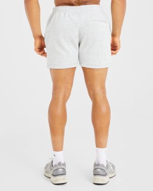 Essential 5" Shorts - Grey Marl: The Ultimate Blend of Comfort and Performance