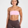 Essential Bandeau Sports Bra - Pink: The Ultimate Versatile Workout Companion