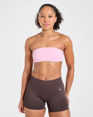 Essential Bandeau Sports Bra - Pink: The Ultimate Versatile Workout Companion