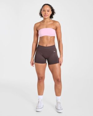 Essential Bandeau Sports Bra - Pink: The Ultimate Versatile Workout Companion