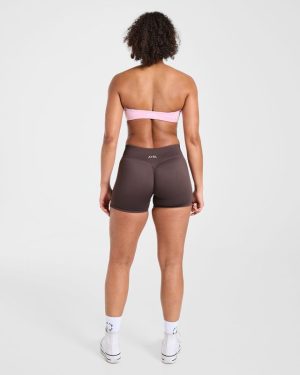 Essential Bandeau Sports Bra - Pink: The Ultimate Versatile Workout Companion