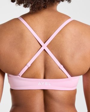 Essential Bandeau Sports Bra - Pink: The Ultimate Versatile Workout Companion
