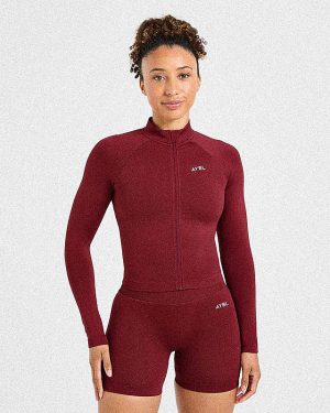 Adapt Seamless Jacket - Autumn Red: The Ultimate Sculpting Layer
