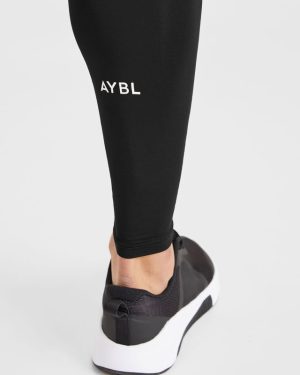 Essential Base Layer Leggings - Black: The Ultimate Second-Skin Performance Fit