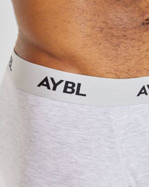Essential Boxer Brief (3 Pack) - Black/White/Grey