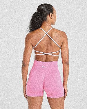 Essential Crossback Sports Bra - Baby Pink: The Ultimate Low-Impact Companion