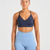Essential Crossback Sports Bra - Deep Navy: Ultimate Comfort & Style