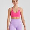 Essential Crossback Sports Bra - Hot Pink: Ultimate Comfort & Style
