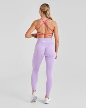 Essential Crossback Sports Bra - Hot Pink: Ultimate Comfort & Style