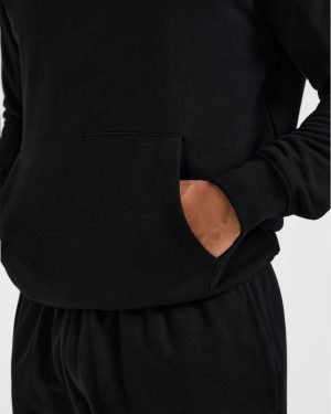 Essential Lightweight Hoodie - Black: The Ultimate Everyday Comfort