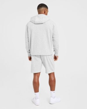 Essential Lightweight Hoodie - Grey Marl: The Ultimate Everyday Comfort