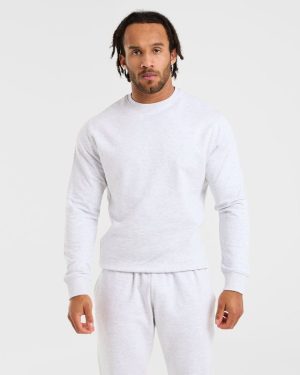 Essential Lightweight Sweater - Grey Marl: The Ultimate Comfort Upgrade