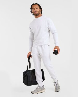 Essential Lightweight Sweater - Grey Marl: The Ultimate Comfort Upgrade