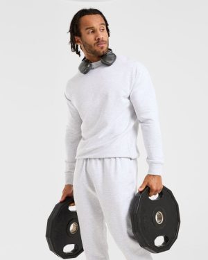 Essential Lightweight Sweater - Grey Marl: The Ultimate Comfort Upgrade
