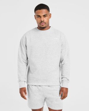 Essential Lightweight Sweater - Grey Marl: The Ultimate Comfort Upgrade