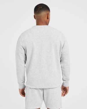 Essential Lightweight Sweater - Grey Marl: The Ultimate Comfort Upgrade
