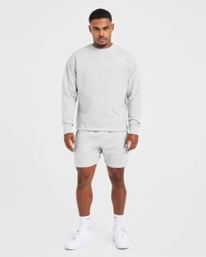 Essential Lightweight Sweater - Grey Marl: The Ultimate Comfort Upgrade