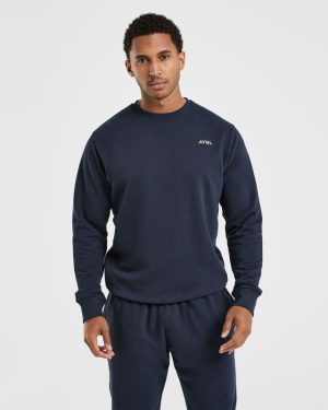 Essential Lightweight Sweater - Navy: The Ultimate Comfort Upgrade