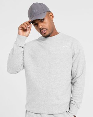 Essential Lightweight Sweater - Grey Marl: The Ultimate Comfort Upgrade