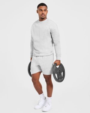 Essential Lightweight Sweater - Grey Marl: The Ultimate Comfort Upgrade