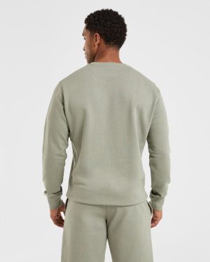 Essential Lightweight Sweater - Washed Sage: The Ultimate Comfort Upgrade