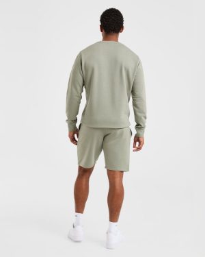 Essential Lightweight Sweater - Washed Sage: The Ultimate Comfort Upgrade