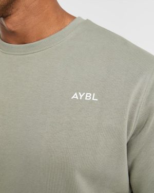 Essential Lightweight Sweater - Washed Sage: The Ultimate Comfort Upgrade