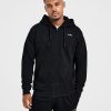 Essential Lightweight Zip Up Hoodie - Black | Premium Comfort & Style