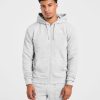 Essential Lightweight Zip Up Hoodie - Grey Marl | Premium Comfort & Style