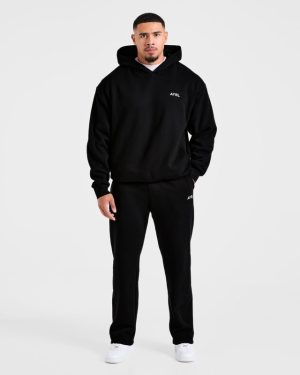 Essential Oversized Hoodie - Black: The Ultimate Comfort & Style Statement