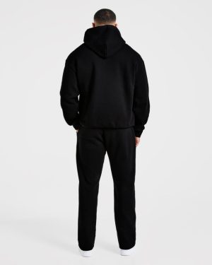 Essential Oversized Hoodie - Black: The Ultimate Comfort & Style Statement