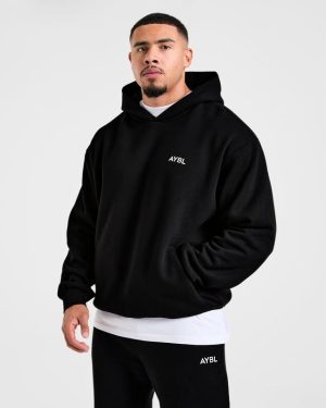 Essential Oversized Hoodie - Black: The Ultimate Comfort & Style Statement