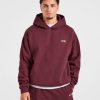 Essential Oversized Hoodie - Burgundy Red: The Ultimate Comfort & Style Statement