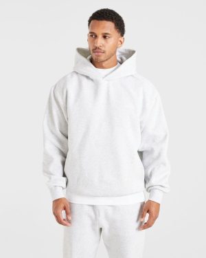 Essential Oversized Hoodie - Grey Marl: The Ultimate Comfort Staple