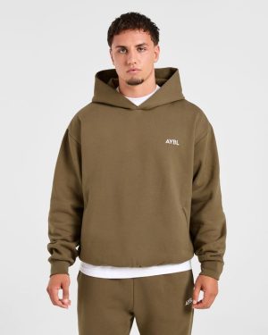 Essential Oversized Hoodie - Olive Green: The Ultimate Comfort Upgrade
