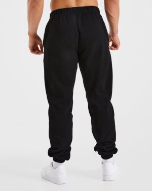 Essential Oversized Joggers - Black: The Ultimate Comfort Upgrade