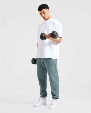 Essential Oversized Joggers - Dusty Blue: The Ultimate Rest Day Essential