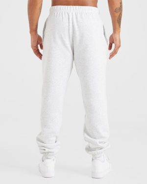 Essential Oversized Joggers - Grey Marl: The Ultimate Rest Day Companion