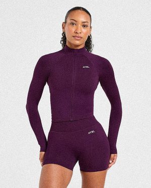 Adapt Seamless Jacket - Midnight Plum: The Ultimate Sculpting Layer