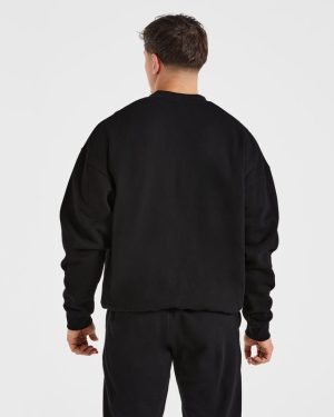 Essential Oversized Sweater - Black: The Ultimate Comfort Upgrade