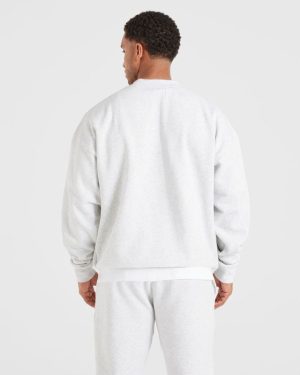 Essential Oversized Sweater - Grey Marl: The Ultimate Comfort Upgrade