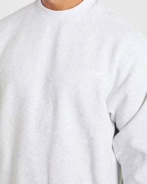 Essential Oversized Sweater - Grey Marl: The Ultimate Comfort Upgrade