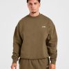 Essential Oversized Sweater - Olive Green | Premium Comfort & Style