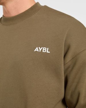 Essential Oversized Sweater - Olive Green | Premium Comfort & Style