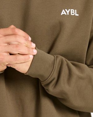 Essential Oversized Sweater - Olive Green | Premium Comfort & Style